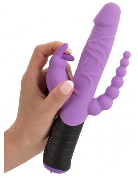 Wibrator króliczek Triple Vibrator - Wibratory Króliczki - 7