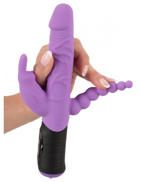 Wibrator króliczek Triple Vibrator - Wibratory Króliczki - 8