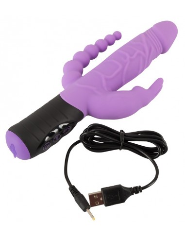 Wibrator króliczek Triple Vibrator - Wibratory Króliczki - 9