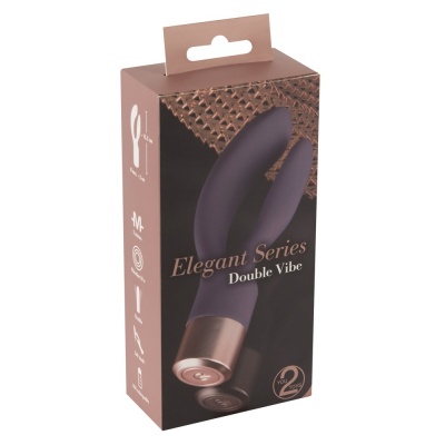 Wibrator króliczek Double Vibe – dwusilnikowy, elastyczny, 15,2 cm - 1 2
