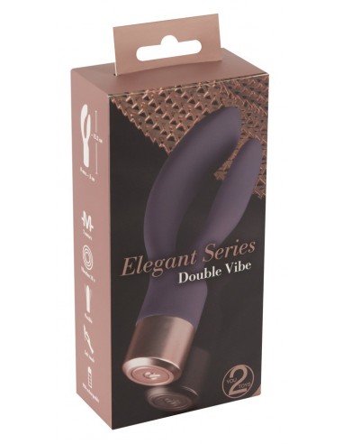 Wibrator podwójny Elegant Vibrator Double Vibe - Wibratory Króliczki - 2