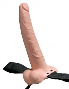Strapon Z Wibracjami Fetish Fantasy 9 Inch - Strap-ony, dilda na pasku z wibracją - 1 2