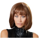 Peruka Wig bob Brązowa - 3