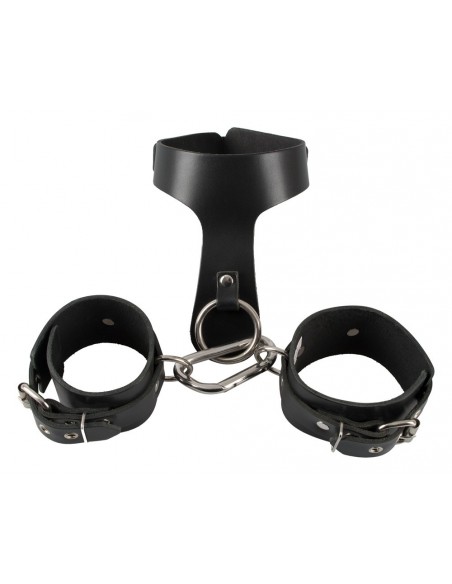 Uprząż BDSM Leather Bondage Set Of The O. - Uprzęże BDSM - 5