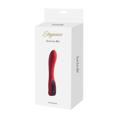 Wibrator Punktu G Sweet Love Red 18 cm Czerwony - 1 2