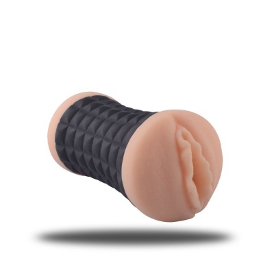 Masturbator Doppio Masturbatore 15 cm Czarny - 1