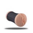 Masturbator Doppio Masturbatore 15 cm Czarny - 1