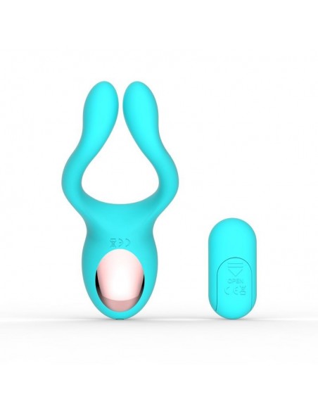 Wibrator dla pary Intense vibe light blue - Stymulatory i wibratory dla par - 2