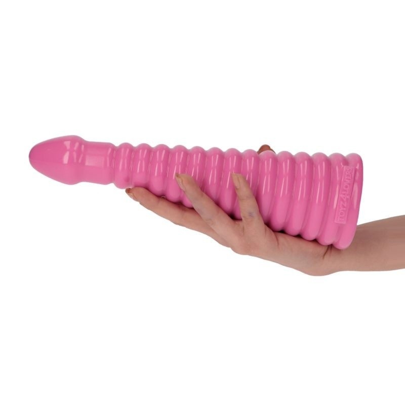 Korek analny Tito Pink 26 cm (średnica 8 cm) – stopniowany, różowy - 3