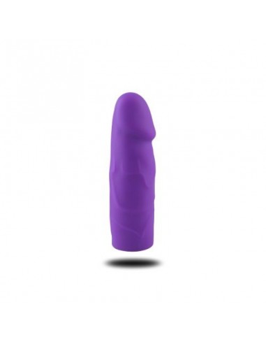 Strapon Hot Stuff Purple - Strap-ony, dilda na pasku bez wibracji - 4