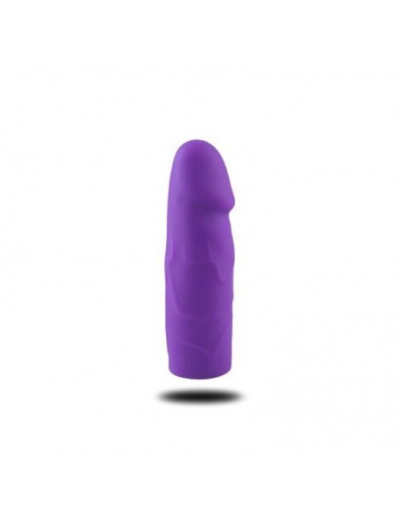 Strapon Hot Stuff Purple - Strap-ony, dilda na pasku bez wibracji - 4