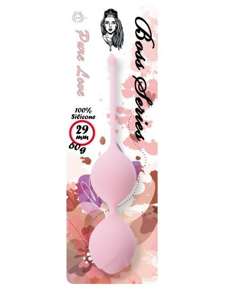 Kulki Gejszy - Trening Mięśni Kegla - 29 mm 60 g - Kulki Gejszy Podwójne i Pojedyncze - 3