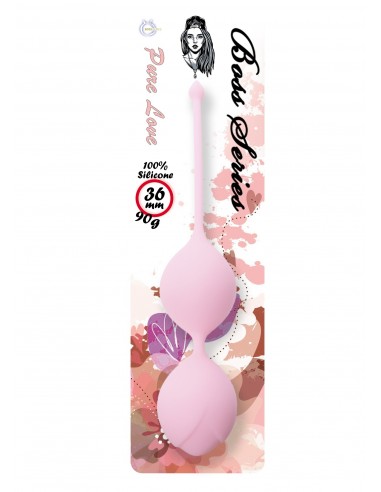 Kulki Gejszy - Trening Mięśni Kegla - 36 mm 90 g - Kulki Gejszy Podwójne i Pojedyncze - 3