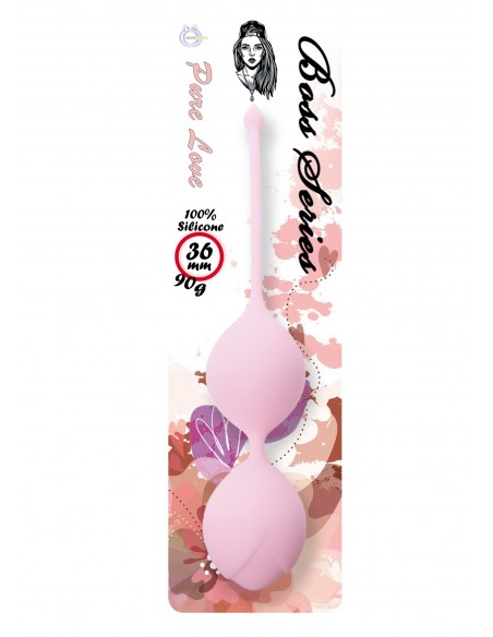 Kulki Gejszy - Trening Mięśni Kegla - 36 mm 90 g - Kulki Gejszy Podwójne i Pojedyncze - 3