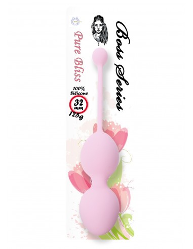 Kulki Gejszy - Trening Mięśni Kegla - 32 mm 125 g - Kulki Gejszy Podwójne i Pojedyncze - 3