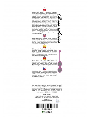 Kulki gejszy - Trening Mięśni Kegla - 32 mm 200 g - Kulki Gejszy Podwójne i Pojedyncze - 4