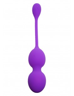 Wibrujące kulki gejszy 32 mm 80 g Purple 10 Funkcji USB - Kulki Gejszy i Jajeczka Wibrujące - 1