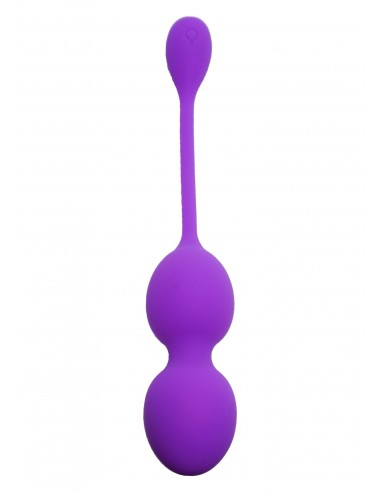Wibrujące kulki gejszy 32 mm 80 g Purple 10 Funkcji USB - Kulki Gejszy i Jajeczka Wibrujące - 1