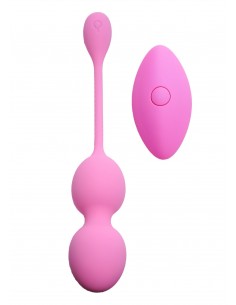 Wibrujące kulki gejszy 32 mm 80 g Pink 10 Funkcji USB Remote Control - Kulki Gejszy i Jajeczka Wibrujące - 1