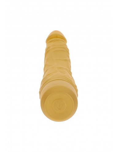 Wibrator z cyberskóry Gold Dicker Slim - Wibratory Realistyczne - 6