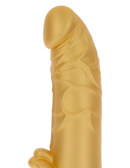 Wibrator z cyberskóry Gold Dicker Stim - Wibratory Realistyczne - 6