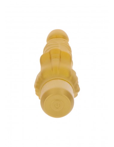 Wibrator z cyberskóry Gold Dicker Stim - Wibratory Realistyczne - 7