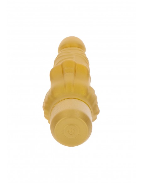 Wibrator z cyberskóry Gold Dicker Stim - Wibratory Realistyczne - 7