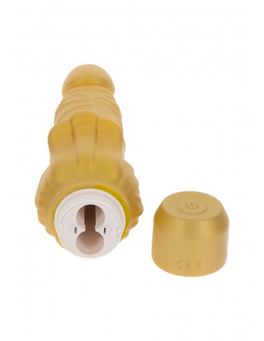 Wibrator z cyberskóry Gold Dicker Stim - Wibratory Realistyczne - 8