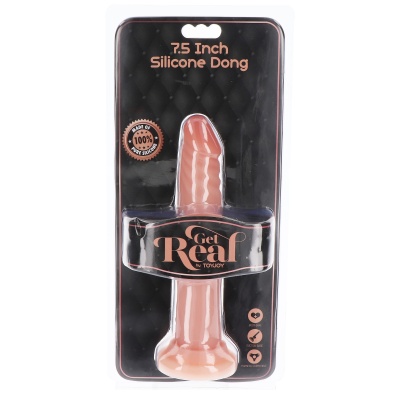 Dong silikonowy 7,5 cala z przyssawką 19 cm - 1 2