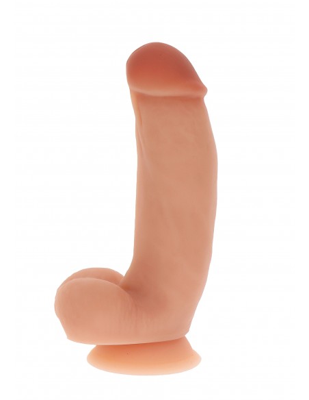 Dildo z cyberskóry Silicone Dildo 7 Inch W Balls - Dilda realistyczne - 1