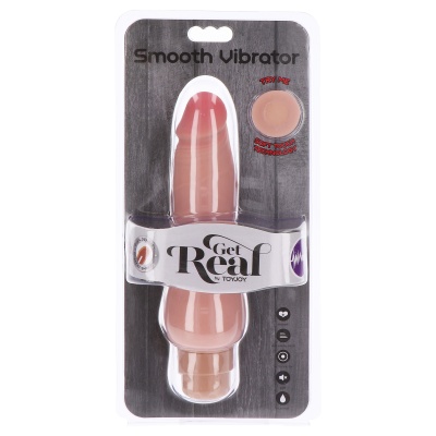 Wibrator Dual Density Smooth 22,5 cm z miękką powłoką i wzmocnionym rdzeniem - 1 2