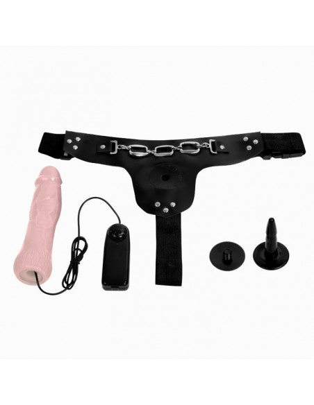 Strapon Z Wibracjami Baile - Vibrating Jessica - Strap-ony, dilda na pasku z wibracją - 3