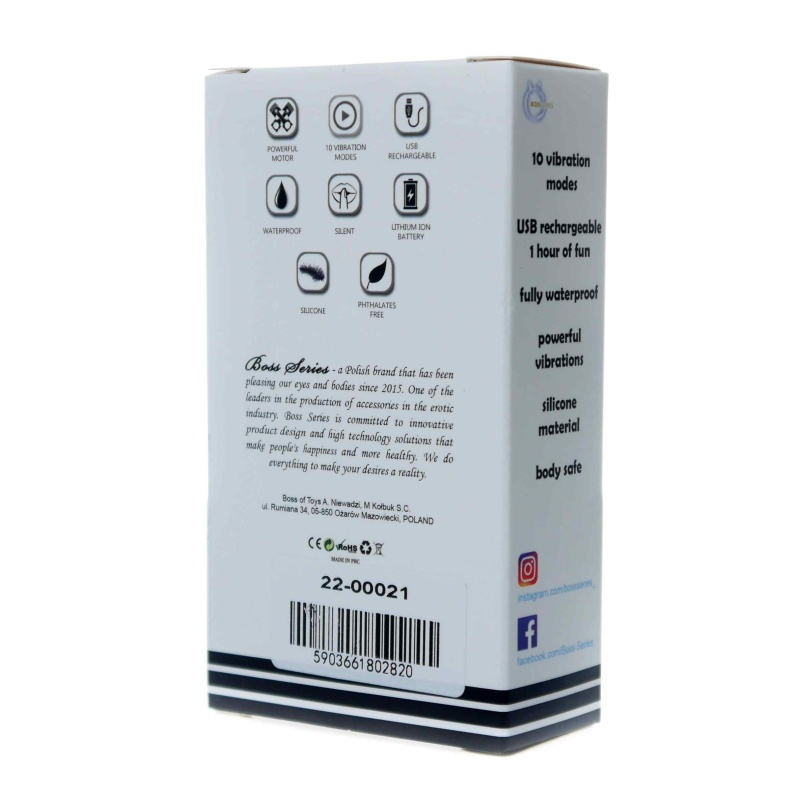 Wibrator Lipstick 9,2 cm czerwony - 19