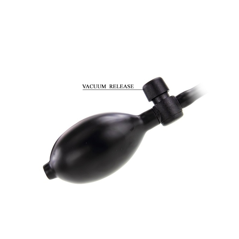 Wibrator Inflatable Dong Vibration z regulacją obwodu, długość 19 cm - 7