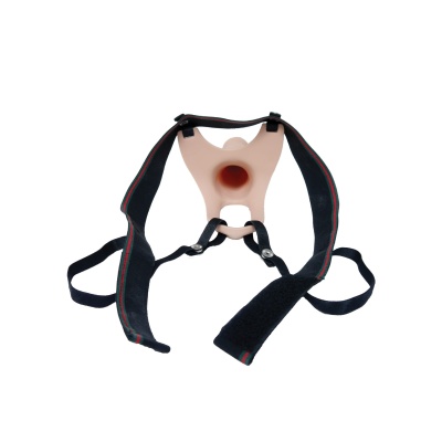 Strap-on Super Hero silikonowy z wydłużeniem o 4,5 cm - 1 2