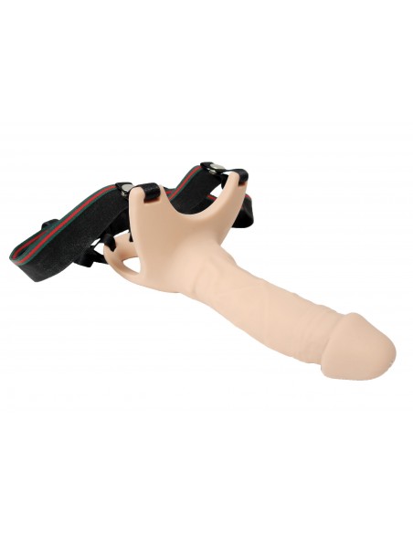 Strapon Hollow Strap-On Super Hero - Strap-ony, dilda na pasku bez wibracji - 3