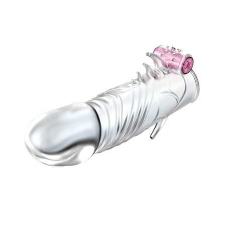 Nakładka erekcyjna Penis Sleeve Vibrating 20 cm - 2
