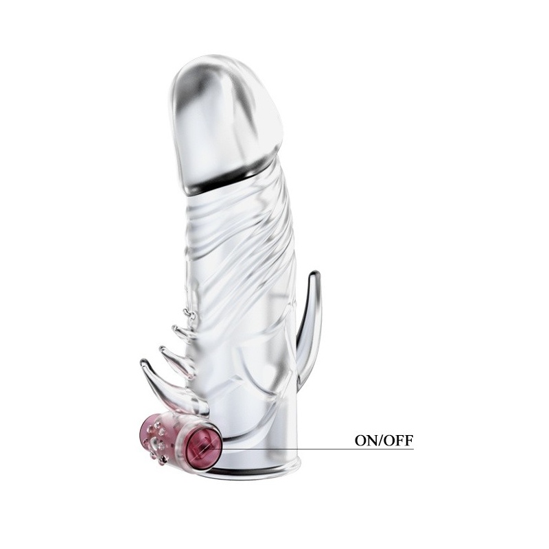 Nakładka erekcyjna Penis Sleeve Vibrating 20 cm - 3