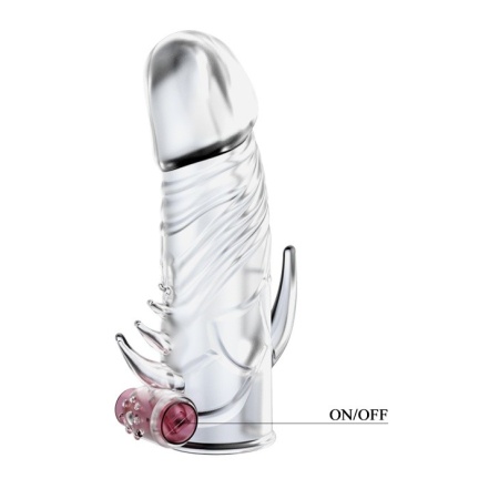 Nakładka erekcyjna Penis Sleeve Vibrating 20 cm - 3