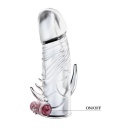 Nakładka erekcyjna Penis Sleeve Vibrating 20 cm - 3