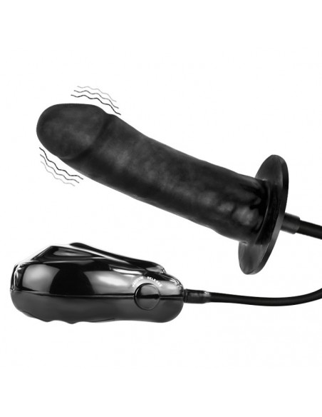 Korek analny wibrujący Baile - Bigger Joy Inflatable Vibrating Dong - Kulki i korki analne wibrujące - 3