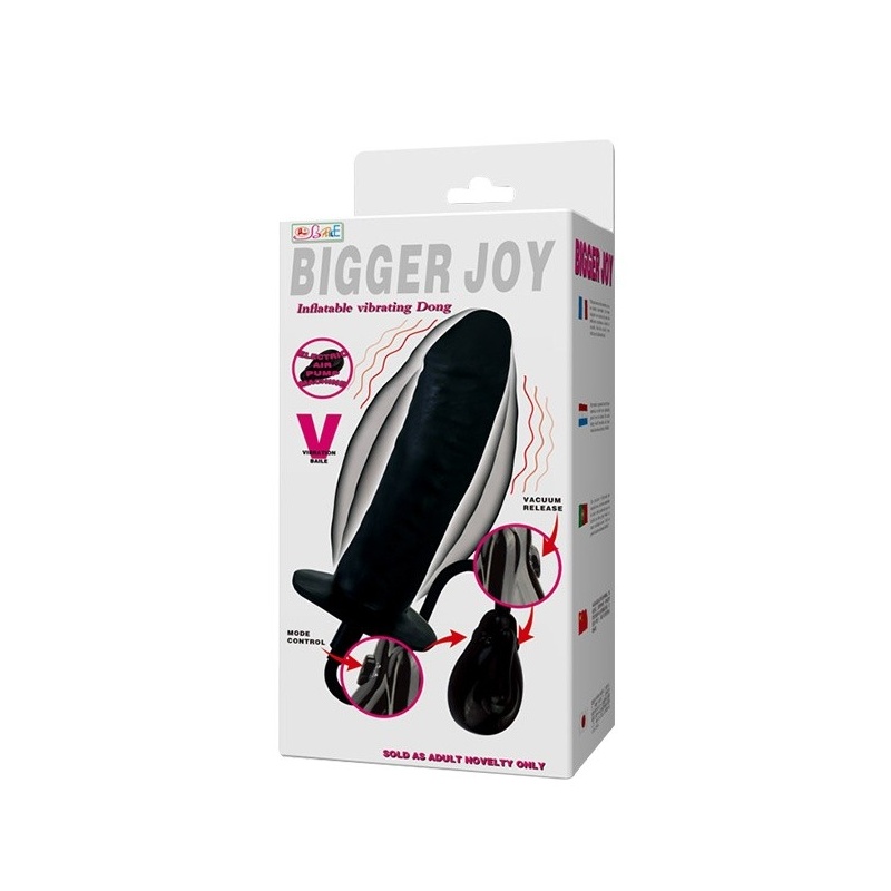 Wibrator Bigger Joy z mechanizmem pompowania i wibracjami - 7