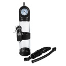 Pompka Erekcyjna Do Penisa Powerpump Master Black/Clear z Wibracjami - 4