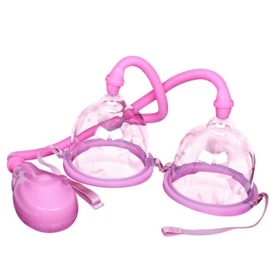 Przyssawki piersiowe Twin Cups z pompką próżniową 11 cm - 1