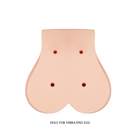 Masturbator BM-009131Z-1 z podwójnym tunelem i wibracją, 16,5 × 16 × 9 cm - 5
