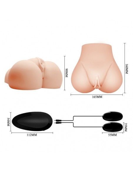 Cudowna Realistyczna Wagina I Anus Z Wibracjami  - Masturbatory i Sztuczne pochwy - 7