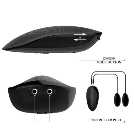 Masturbator BM-009131Z-1 z podwójnym tunelem i wibracją, 16,5 × 16 × 9 cm - 8