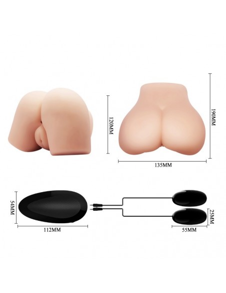 Idealny Tyłek I Sztuczna Pochwa Z Wibracją - Masturbatory i Sztuczne pochwy - 9