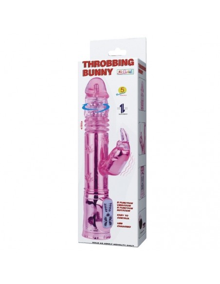 Wibrator króliczek BAILE - Throbbing Bunny Vibration / Rotattion - Wibratory Króliczki - 7