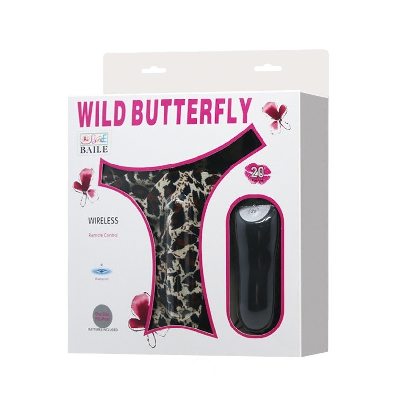 Majtki z wibratorem Wild Butterfly z bezprzewodowym pilotem, 9,5 × 15 × 9,5 cm - 6